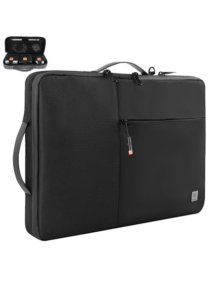 14"/14.2" Alpha Double Layer Laptop Case Black