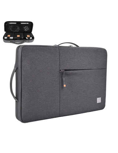 15.6" Alpha Double Layer Laptop Case Gray