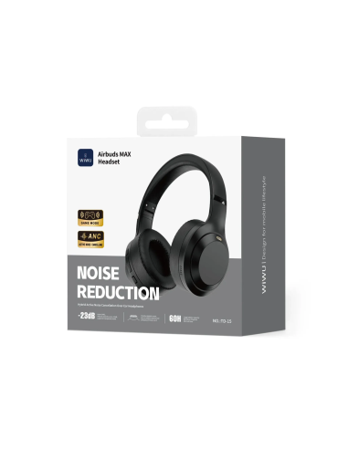 Aibuds MAX Headset Headphones Air MAX TD-15 Black