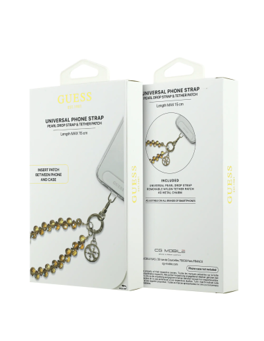 GUESS – Gold Bracelet with Crystals and Charms
