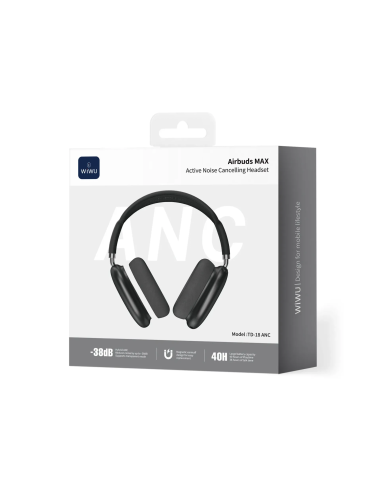 Cascos MAX TD-18 Negro