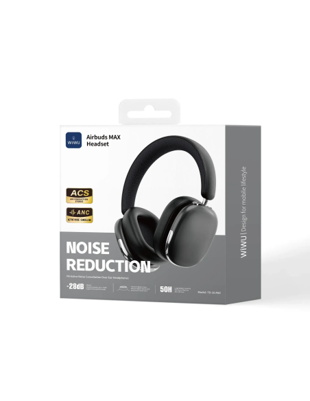 Airbuds MAX Headset Cascos AIR MAX TD-16 Negro