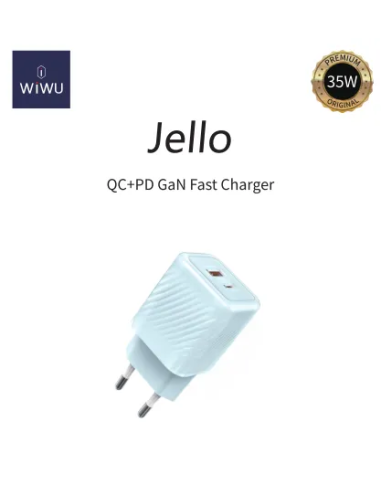 Jello – Cargador Rápido GaN 35W PD&QC (A+C)
