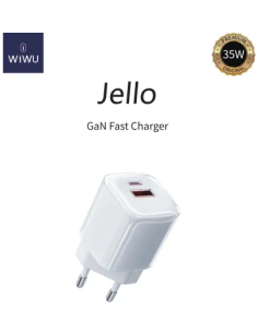 Jello – Cargador Rápido GaN 35W PD&QC (A+C)