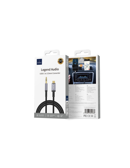 3.5 mm Audio Jack to USB-C Cable Legend (1.5 m)