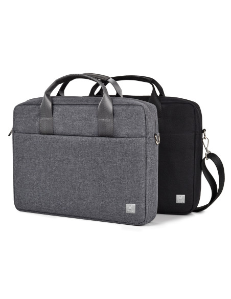 Pro II Minimalist 15.6" Gray Laptop Briefcase