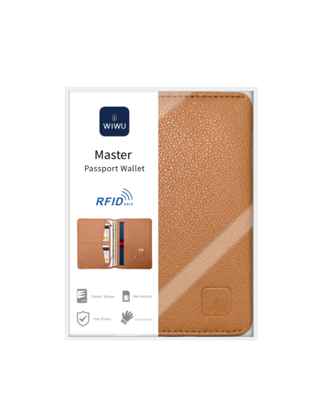 Passport Wallet Master (Camel)