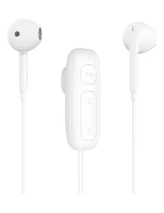Auriculares Bluetooth Deportivos con Cordón, Blanco