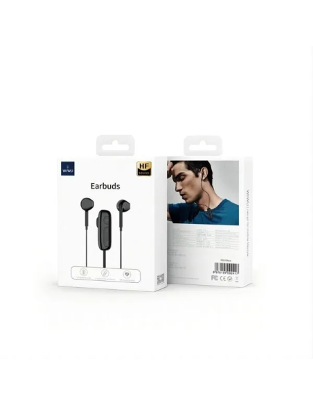 Earbuds BT Deportivo Cordon Negro