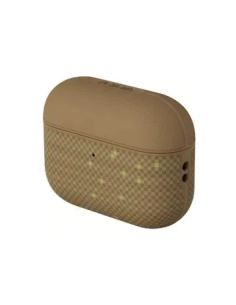Aramid Fiber Magnetic Case for AirPods Pro3（Golden Glint）