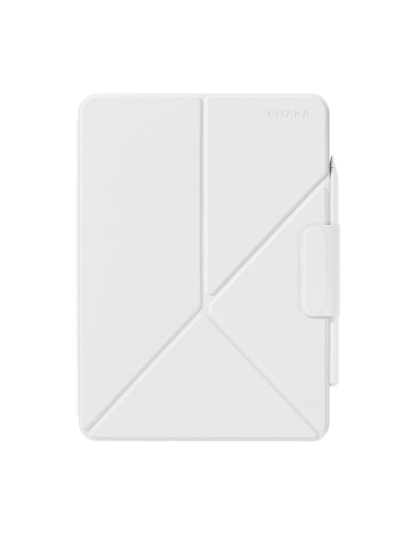 PITAKA – Funda Magnética Folio iPad 10,9"-11" Blanco