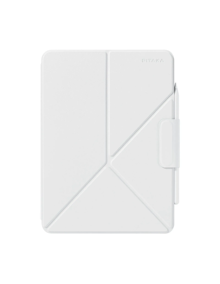 PITAKA – Funda Magnética Folio iPad 10,9"-11" Blanco