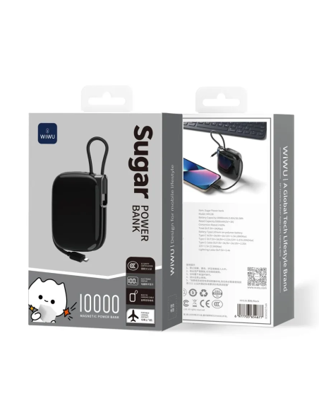 Powerbank 10000mAH 22.5W Negro