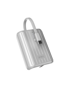 Powerbank 10000 mAh y 22.5 W Plata