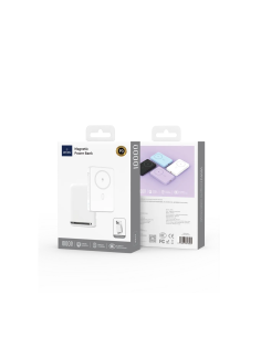 Powerbank Magsafe 10000 mAh 20W con Soporte Integrado Blanco