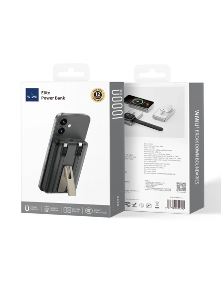 Powerbank Magsafe de 10000 mAh y 22.5 W Negro