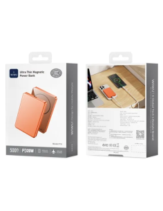 Powerbank Ultrafino 5000mAh Naranja