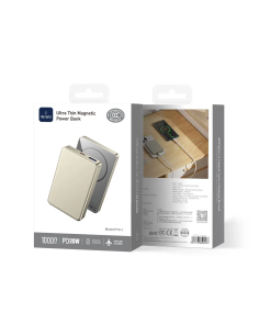 Powerbank Ultrafino de 10000mAh Dorado