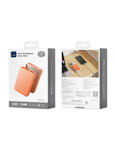 Powerbank Ultrafino de 10000mAh Naranja