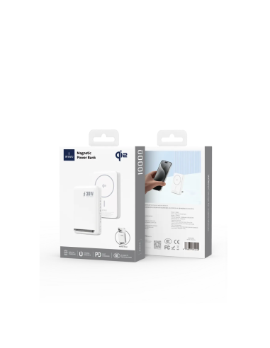 Qi2 15W+30W 10,000mAH Magnetic Power Bank with Stand