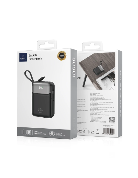 Galaxy 35W 10000mAH Black External Battery