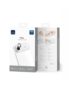 Protector Lente Titanio 3D para iPhone 17 Air(Plata)(1 lente/ paquete)