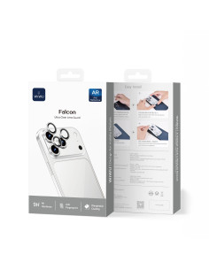 Protector Lente Titanio 3D para iPhone 17 Pro serie(Gris) (3 lentes/paquete)