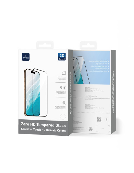 3D Zero HD Tempered Glass for iPhone 17 Pro