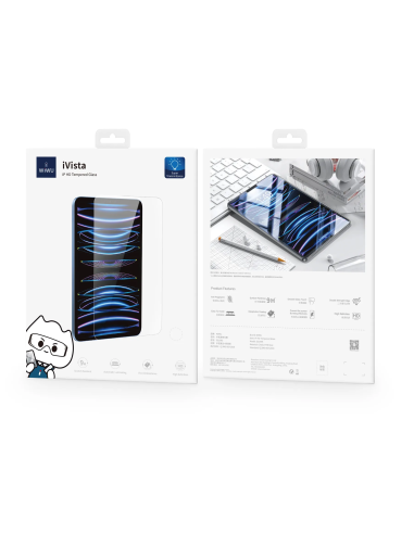 Protector de Pantalla HD de Vidrio para iPad 12,9"