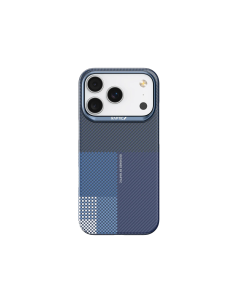 RAPTIC Fibra de Aramida Skin Funda Magsafe para iPhone 17 Pro Max - Ocean
