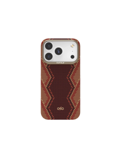 RAPTIC Fibra de Aramida Skin-Bionic Funda Magsafe para iPhone 16 Pro Max - Snake