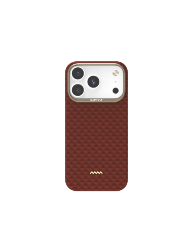 RAPTIC Fibra de Aramida Skin-Origin Funda Magsafe para iPhone 16 Pro Max - Oriental