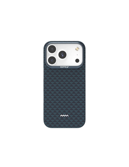RAPTIC Fibra de Aramida Skin-Origin Funda Magsafe para iPhone 17 Pro - Profound