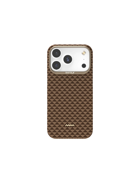 RAPTIC Fibra de Aramida Skin-Origin Funda Magsafe para iPhone 17 Pro Max - Humble