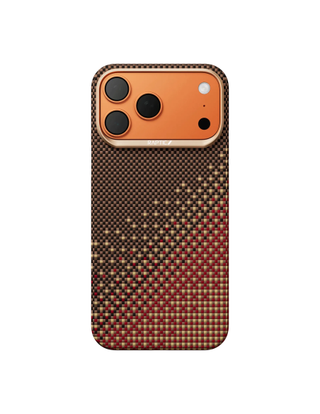 RAPTIC Funda Aramid Skin para iPhone 17 Pro - serenity amber