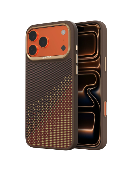 RAPTIC Funda Aramida Dual para iPhone 17 Pro - serenity amber