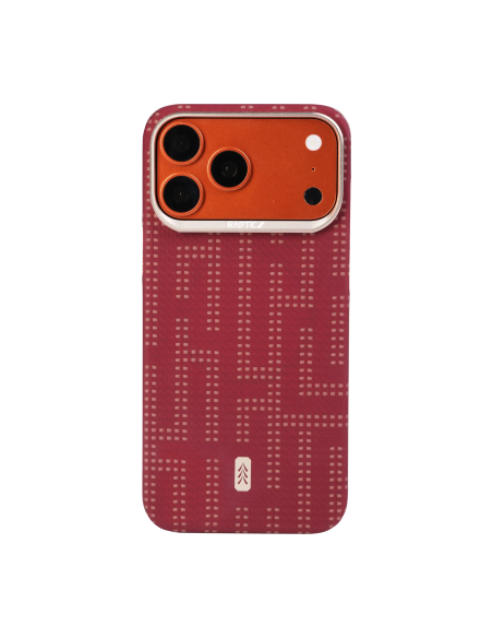 RAPTIC Funda Aramida Skin para iPhone 17 Pro - grid glory
