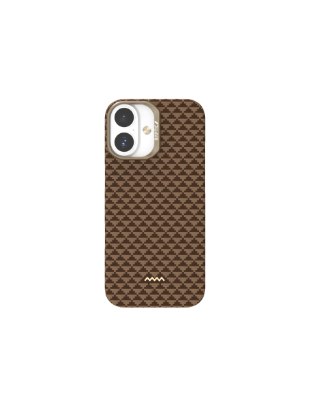 RAPTIC Funda Magsafe Fibra Aramida Origen Natural for iPhone 17 - Humble