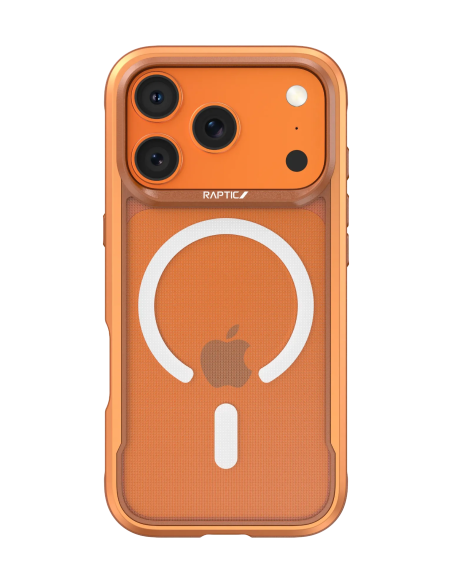 RAPTIC Funda Shield Classic Magsafe iPhone 17 Pro Max - Naranja