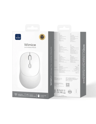 Ratón Inalámbrico 2.4G Blanco