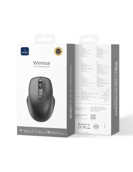 Ratón Inalámbrico 2.4G Negro