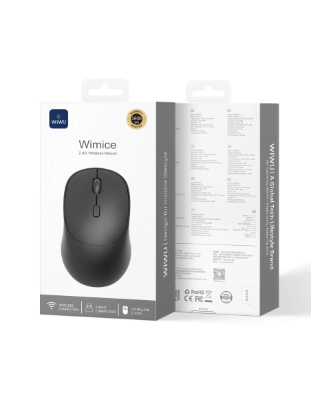 Ratón Inalámbrico 2.4G Negro