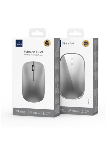 WiMiCe Dual Mode Wireless Mouse WM110 Grey