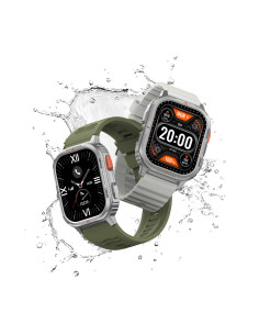 Smart Watch SW05 Titanium+Khaki Green