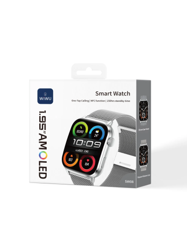 Reloj Inteligente SW08 Plata