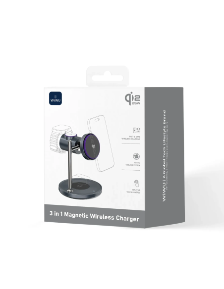 25W Qi2.2 3 en 1 Soporte Magnético