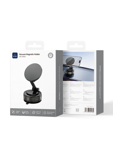 Black Vacuum Magnetic Holder