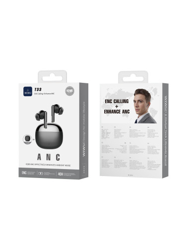 T33 ANC Pro Wireless Headphones – Active Noise Cancellation