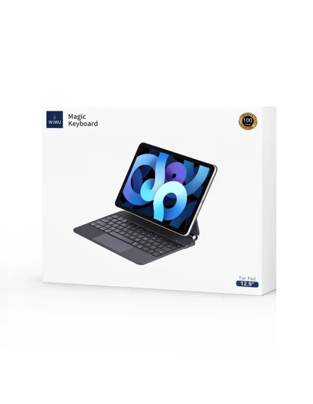 Teclado mágico para iPad Air de 13"/Pro de 12,9" (árabe e inglés), color negro