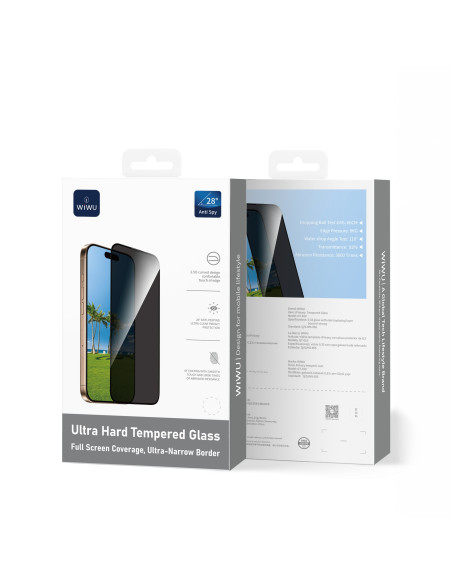 2.5D Privacy Tempered Glass for iPhone 17 Pro Max